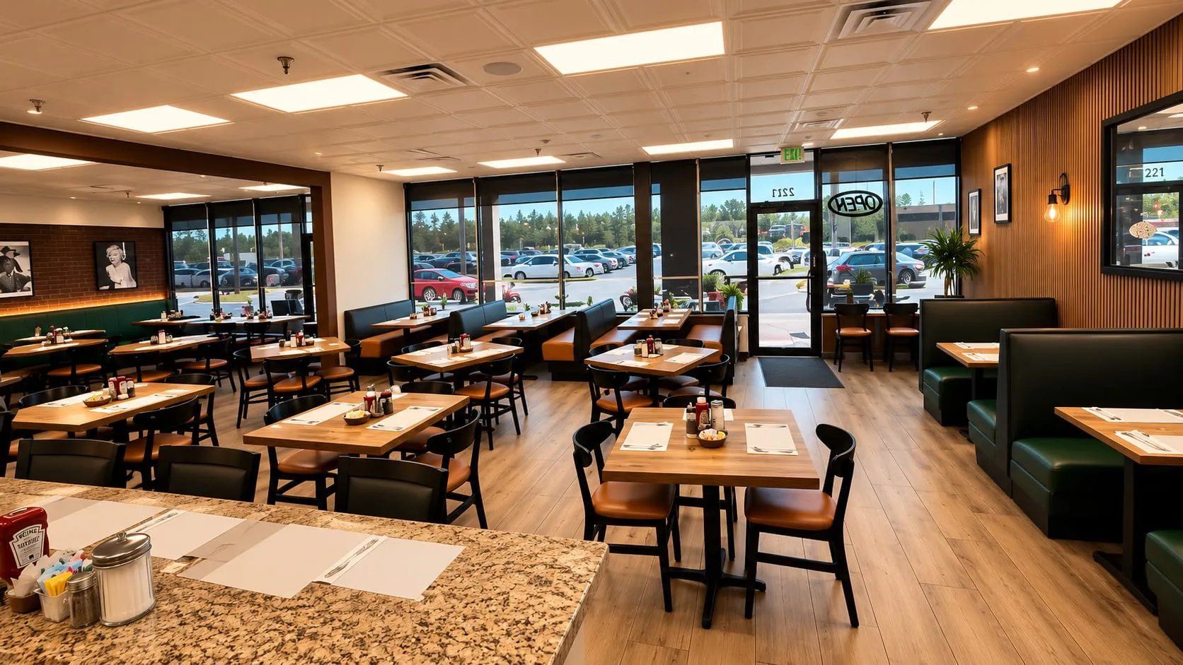 Dining room at Starz Restaurant
