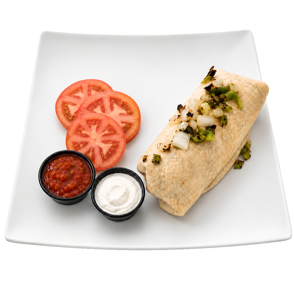 Ham, Bacon or Sausage Burrito