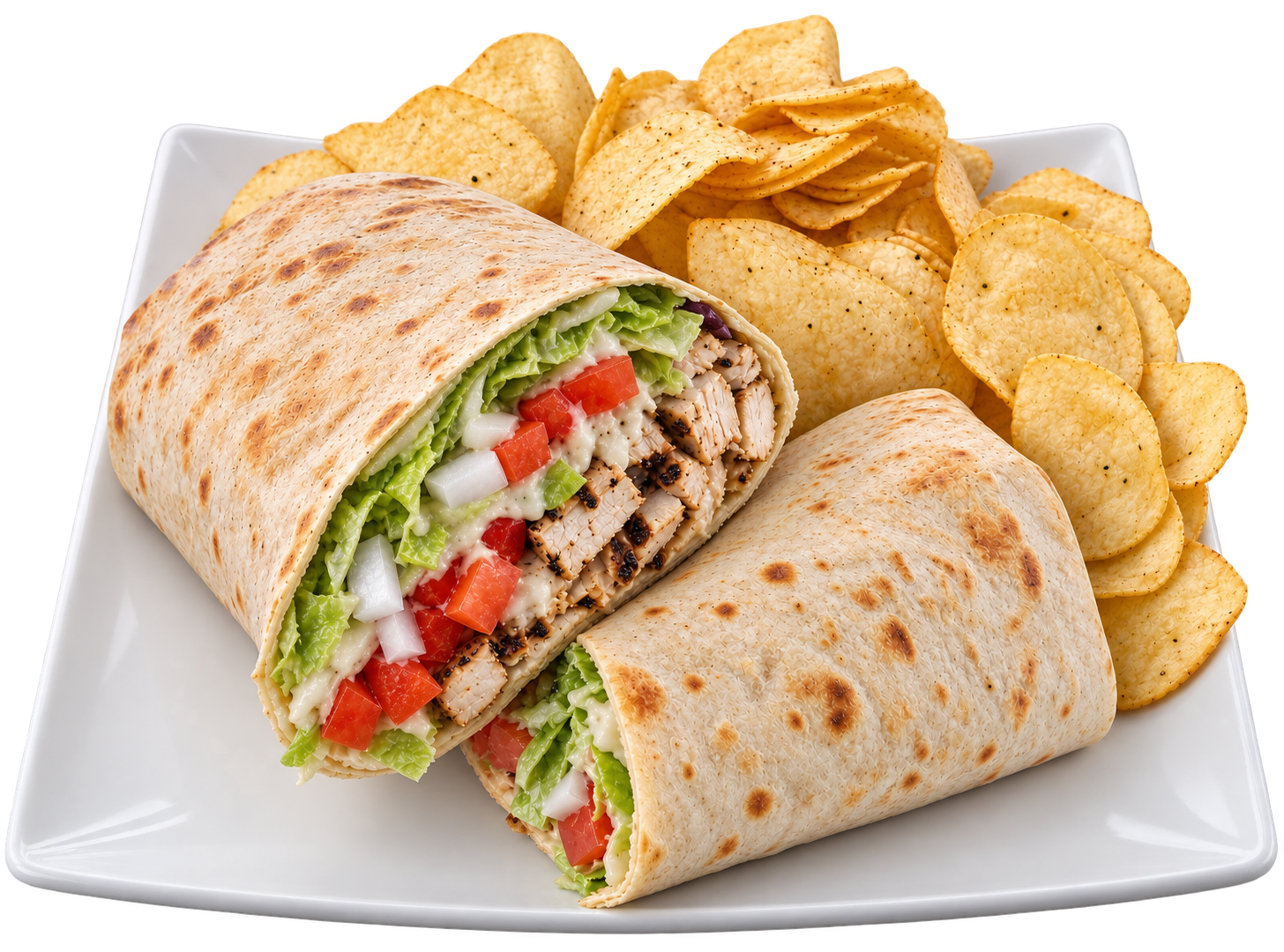Grilled Chicken or Gyro Wrap